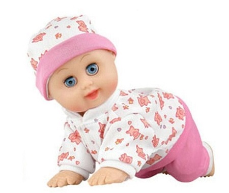 Beba igračka - Priča mama i tata, smeje se, plače, mrda glavom_323