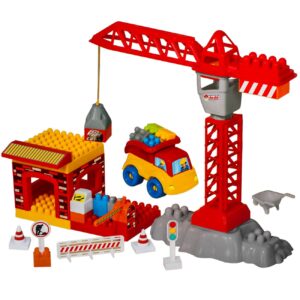 Set kockica - Kran sa gradilištem