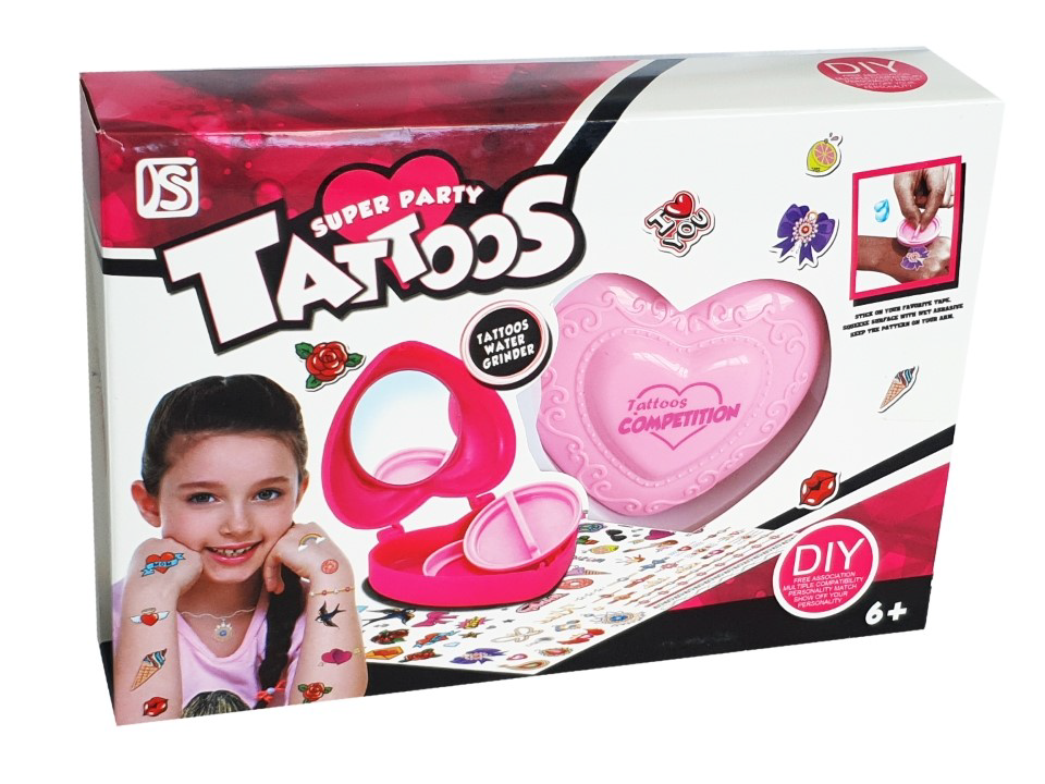 Tetovaze sa kutijicom za devojcice SET mali ali online prodavnica online prodaja internet kupovina