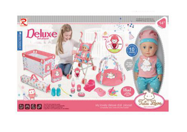 DELUXE set beba lutka sa opremom mali ali online prodavnica online prodaja internet kupovina