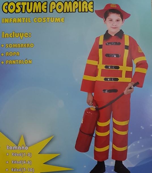 Kostim vatrogasca za decu – bluza, pantalone i kapa – dodatni prikaz 6