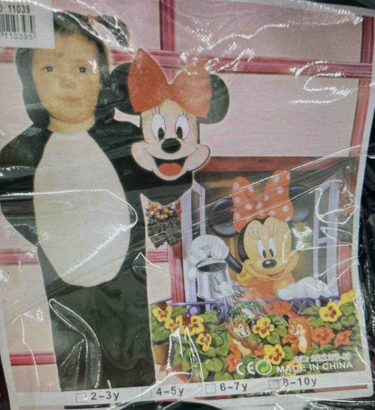 Mini Maus dečiji kostim – crni kombinezon sa maskom – dodatni prikaz 2