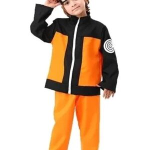 Naruto kostim za decu – jaknica, pantalone i traka za glavu – prikaz kostima
