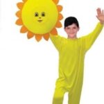 Sunce ili suncokret – dečiji kostim za priredbu o prirodi – prikaz kostima