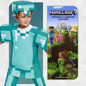 Tirkizno-plavi Minecraft dečiji kostim – prikaz kostima