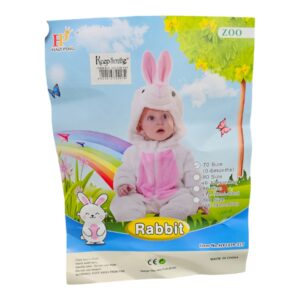 Zeka kostim za bebe HY1379-217 – beli i ružičasti detalji – prikaz kostima