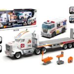 City transporter sa hitnom pomoći, figurom i priborom za igru