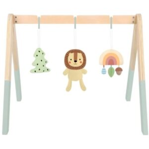Tooky Toy drvena bebi gimnastika sa visećim igračkama – fotografija 1