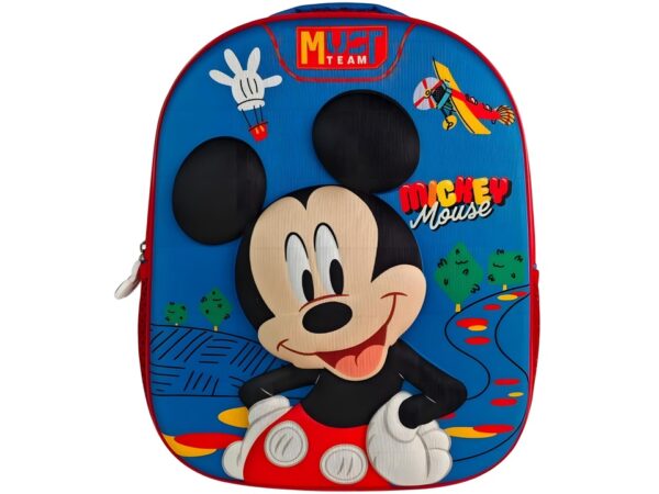 MUST Team Mickey Mouse plavi 3D predškolski ranac – fotografija 1