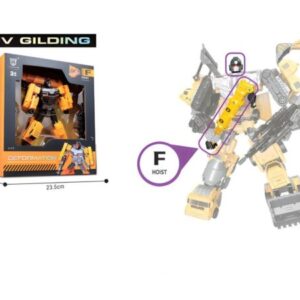 Žuto-crni robot Citronator sa UV detaljima – fotografija 1