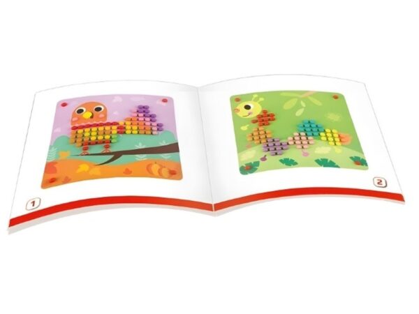 Tooky Toy drvena mozaik-bockalica sa predlošcima TL002 – fotografija 1